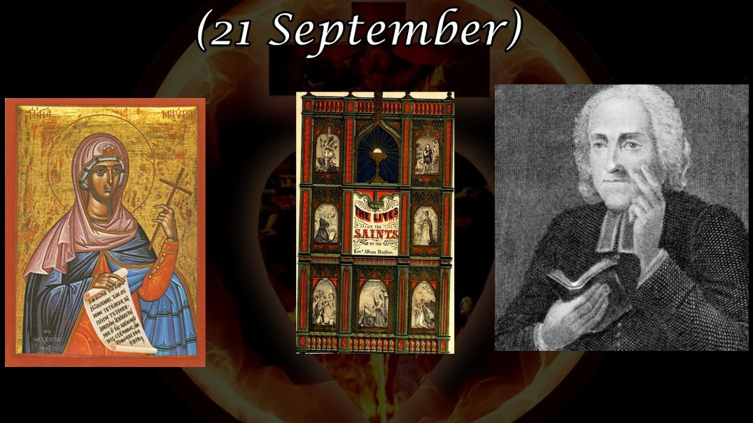 ⁣Saint Maura of Troyes (21 September): Butler's Lives of the Saints