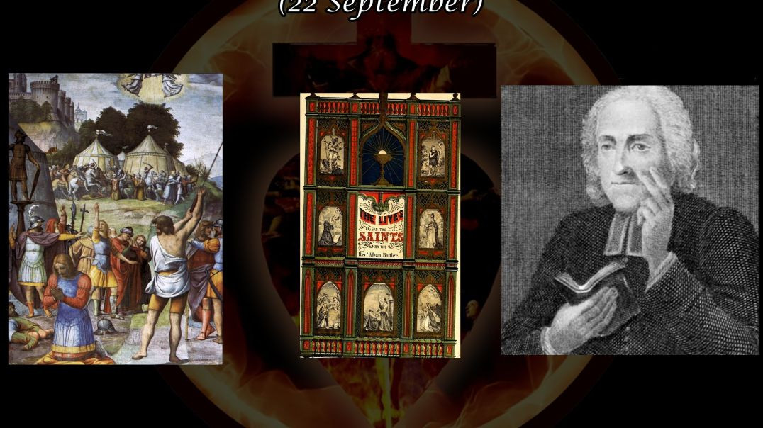 ⁣St. Maurice & the Martyrs of the Theban Legion (22 September): Butler's Lives of the Saints