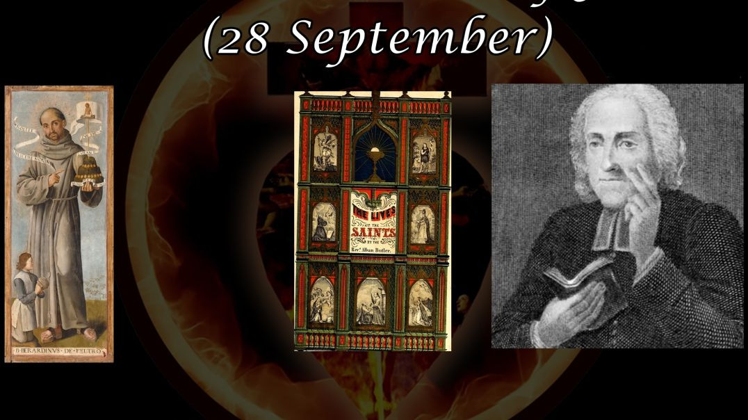 ⁣Blessed Bernardine of Feltre (28 September): Butler's Lives of the Saints
