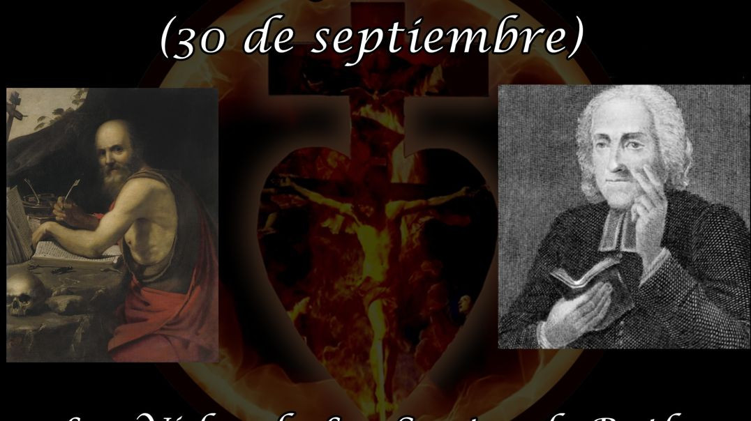 ⁣San Jeronimo (30 de septiembre) ~ Las Vidas de Los Santos de Butler