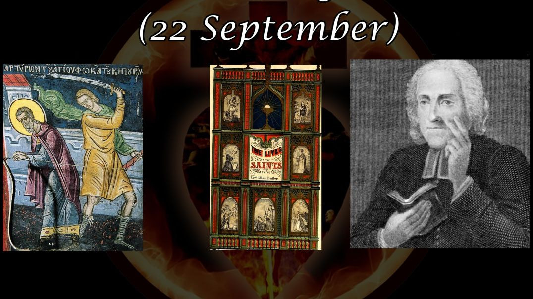 ⁣St. Phocas the Gardener, Martyr (22 September): Butler's Lives of the Saints