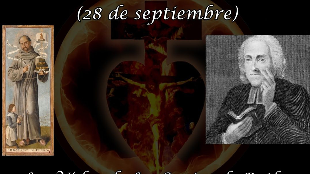 ⁣Beato Bernardino de Feltre (28 de septiembre) ~ Las Vidas de Los Santos de Butler