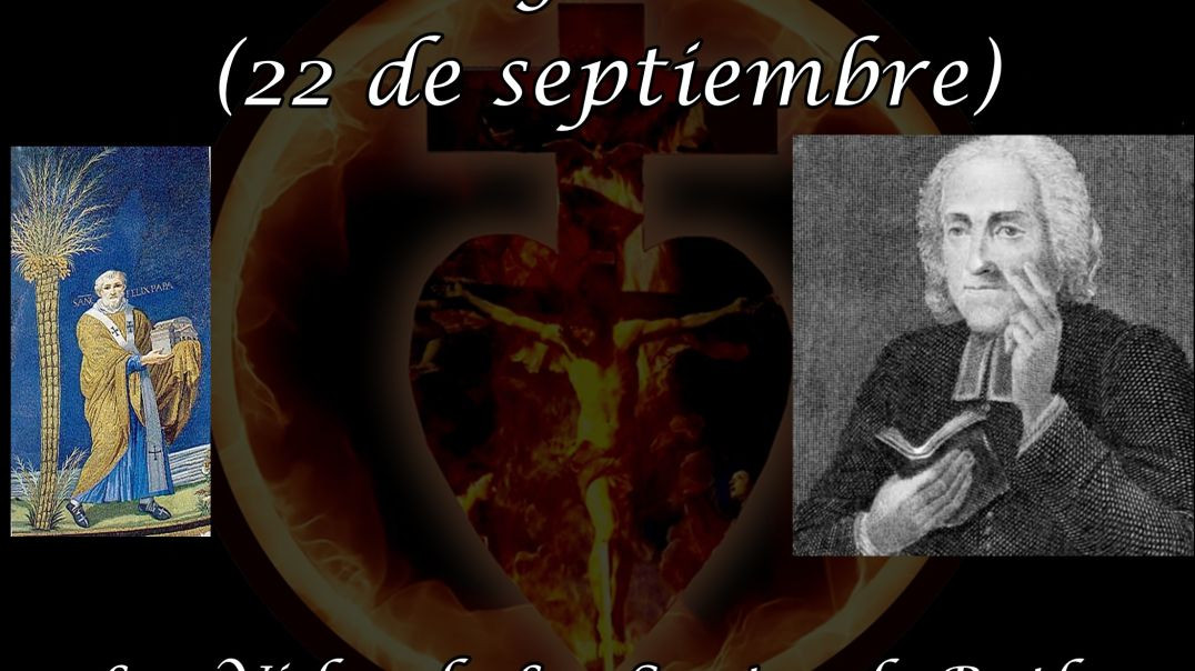 ⁣San Felix III (22 de septiembre) ~ Las Vidas de Los Santos de Butler