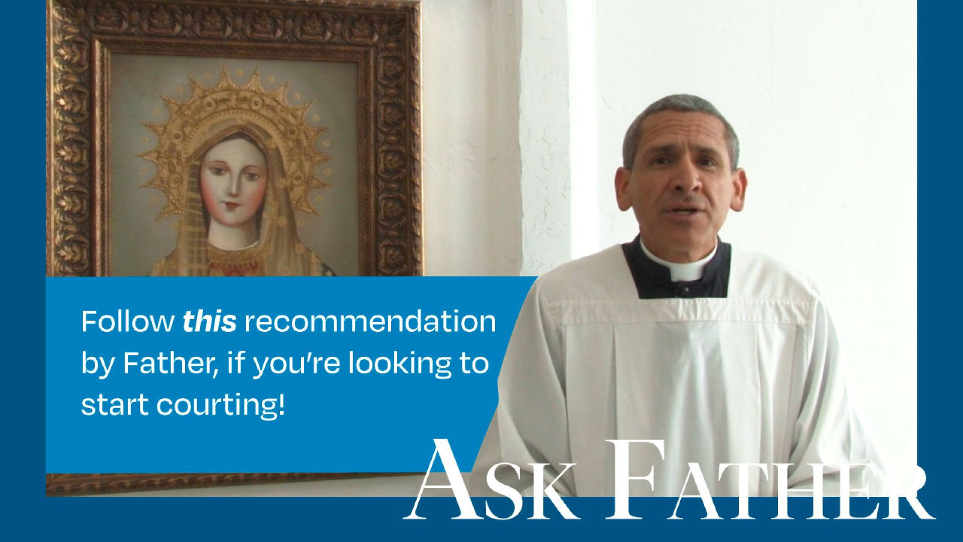 ⁣Can a Catholic Date a Non-Catholic? | Ask Father with Fr. Michael Rodríguez