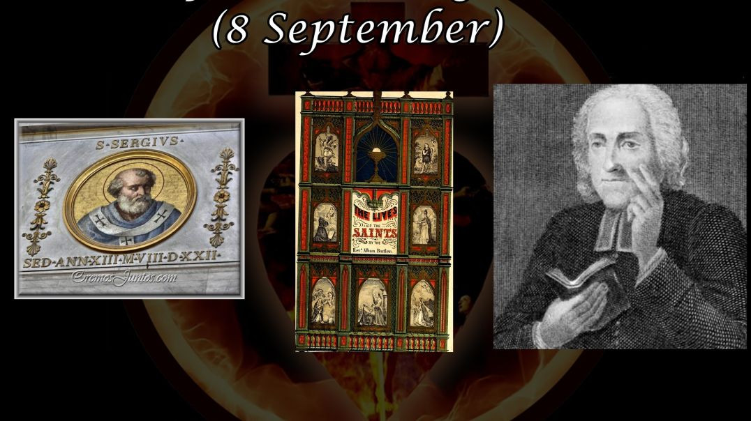 ⁣Pope Saint Sergius I (8 September): Butler's Lives of the Saints