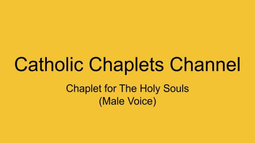 ⁣Chaplet for the Holy Souls (Male Voice)
