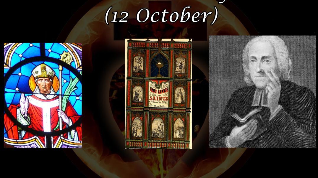 ⁣Saint Maximilian of Lorch (12 October): Butler's Lives of the Saints