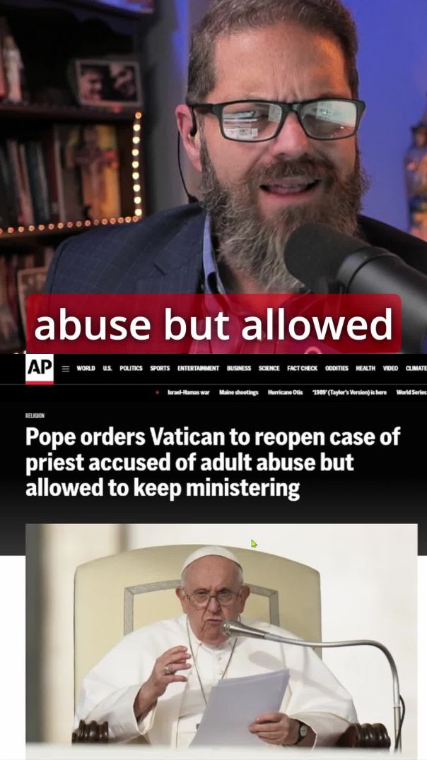 Pope orders Vatican to reopen case of Fr Marko Rupnik! #Shorts #Breaking #PopeFracnis #MarkoRupnik #Catholic #Vatican