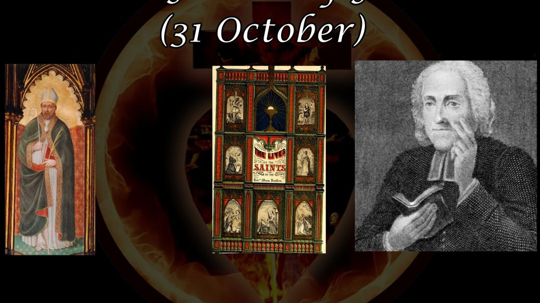 ⁣Saint Foillan of Fosses (31 October): Butler's Lives of the Saints