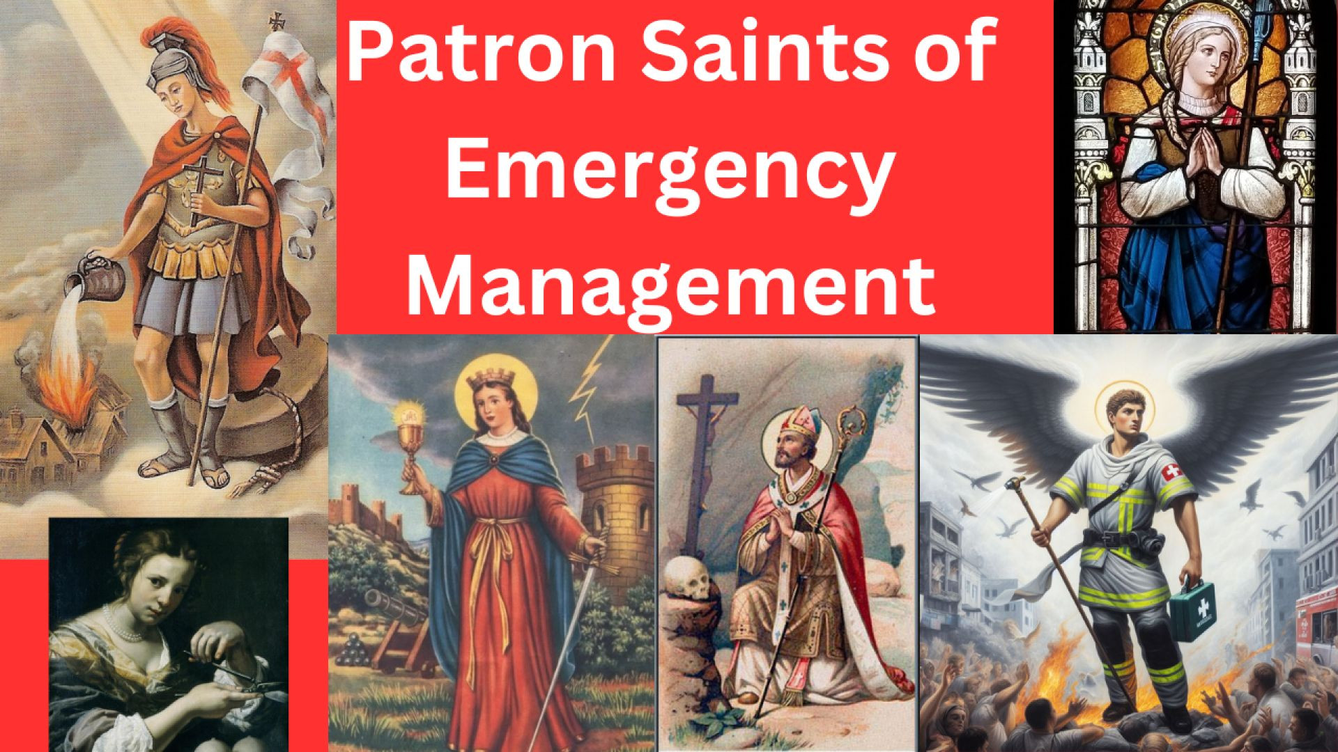⁣Patron Saints of Emergency Management