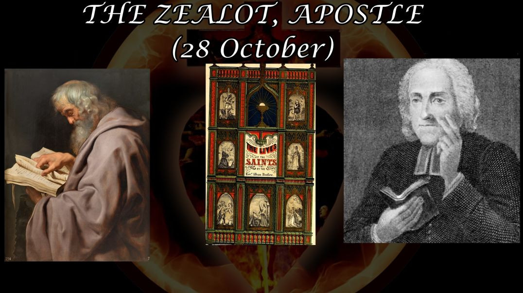⁣St. Simon, Surnamed the Zealot, Apostle (28 October): Butler's Lives of the Saints