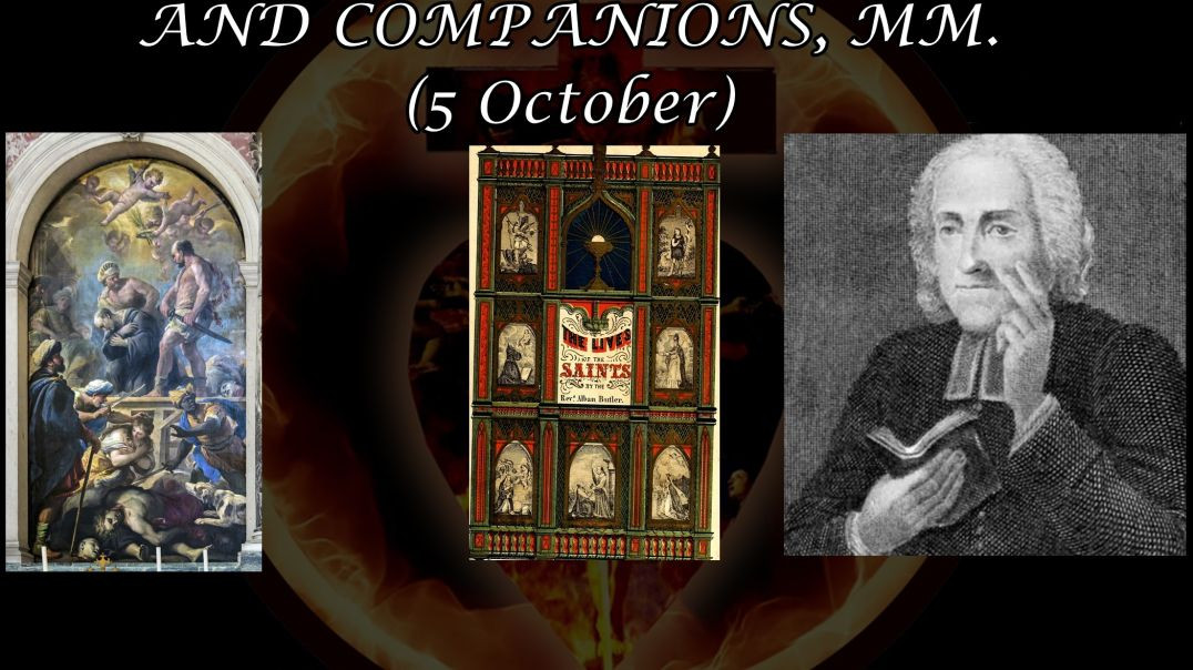 ⁣St. Placidus, Abbot and Companions, Martyrs (5 October): Butler's Lives of the Saints