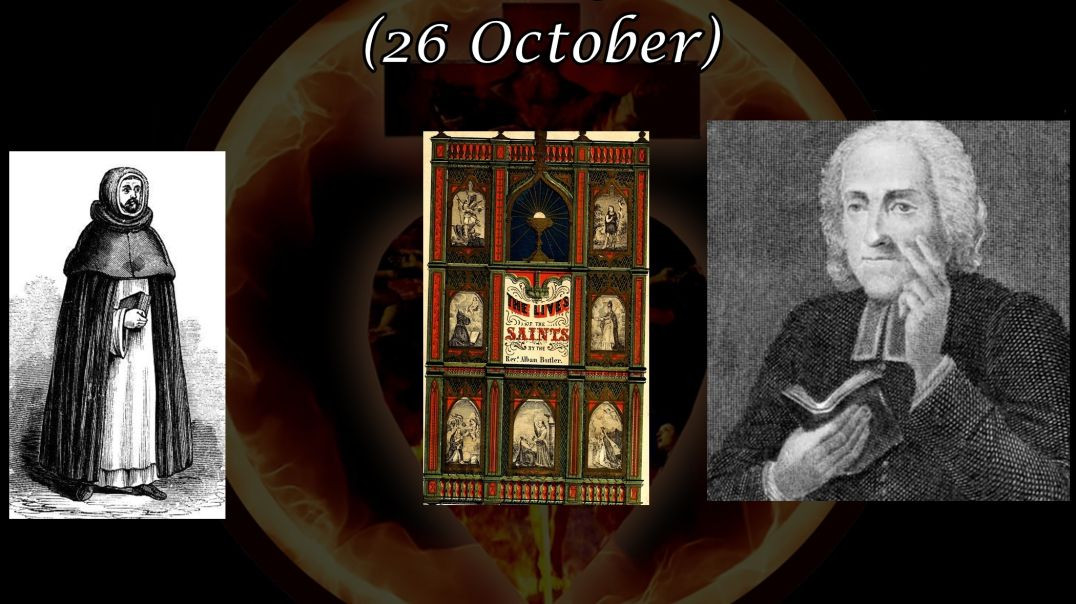 ⁣Bl. Damián Furcheri (26 October): Butler's Lives of the Saints