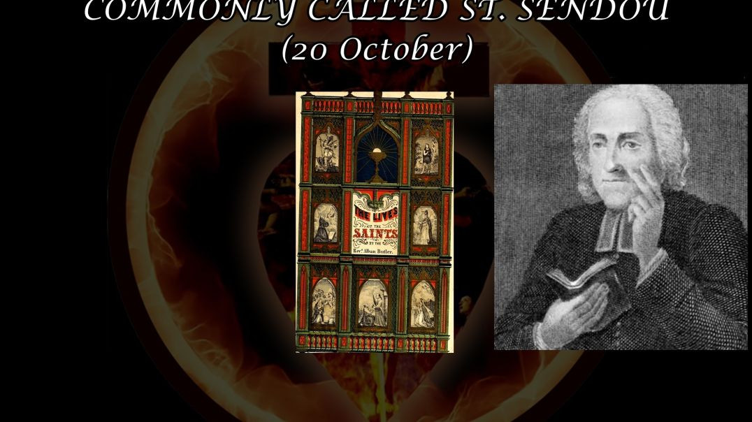 ⁣St. Sindulphus & St. Aidan (20 October): Butler's Lives of the Saints