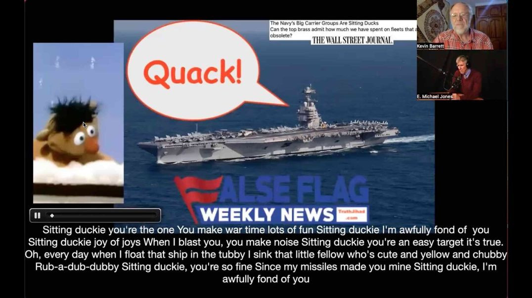 ⁣FFWN with E. Michael Jones: BREAKING! Four (4) Carrier Strike Groups Deployed! WW3 Imminent? NOT!
