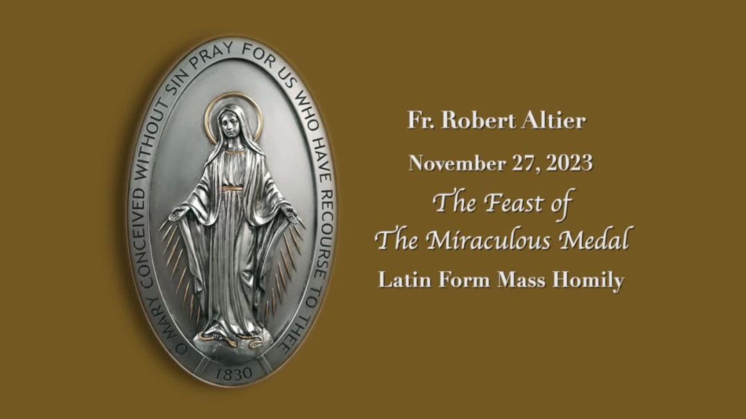 ⁣The Feast of the Miraculous Medal