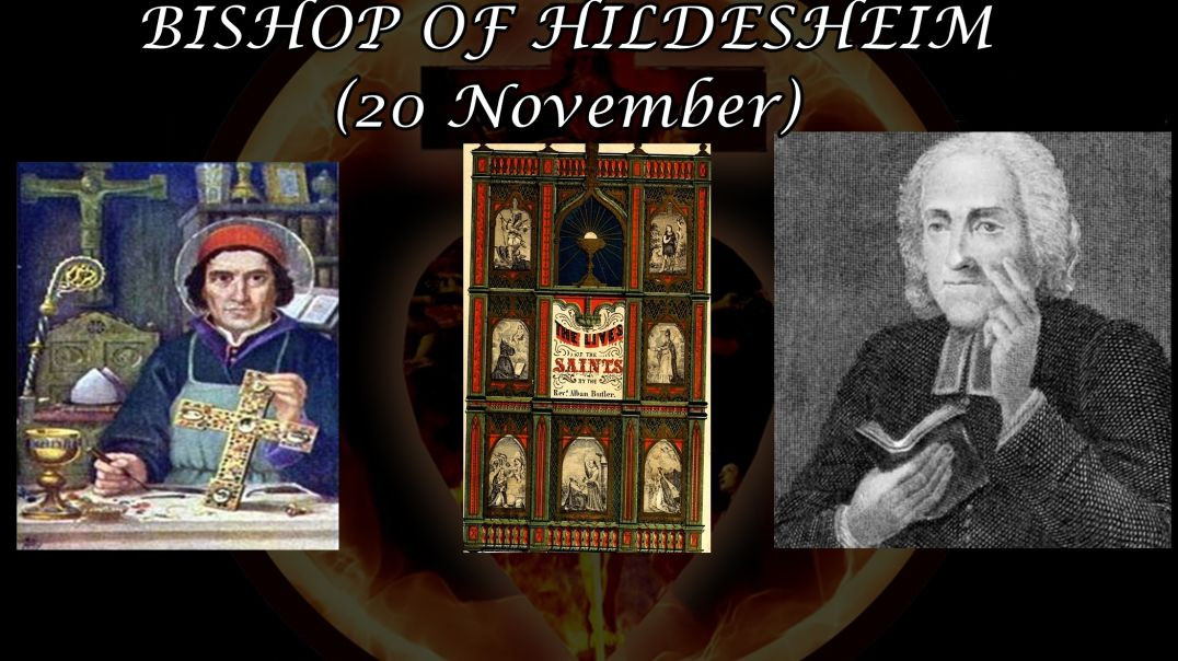 ⁣St. Bernward, Bishop of Hildesheim (20 November): Butler's Lives of the Saints