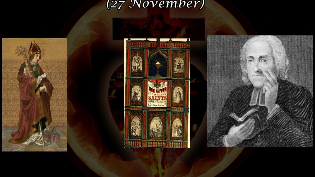 ⁣Saint Virgilius of Salzburg (27 November): Butler's Lives of the Saints