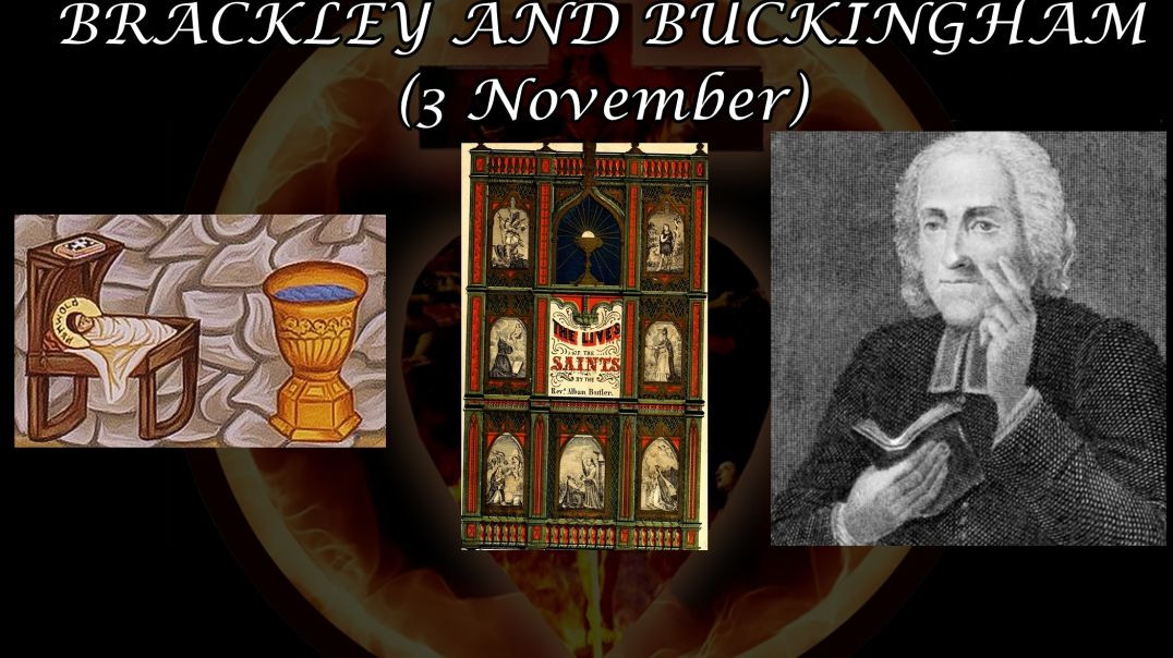⁣St. Rumwald, Patron of Brackley & Buckingham (3 November): Butler's Lives of the Saints