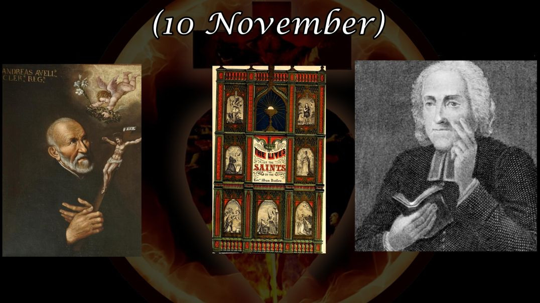 ⁣St. Andrew Avellino (10 November): Butler's Lives of the Saints