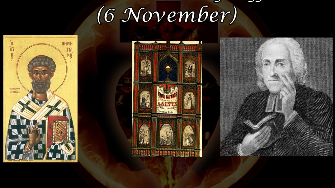 Saint Demetrian of Cyprus (6 November): Butler's Lives of the Saints