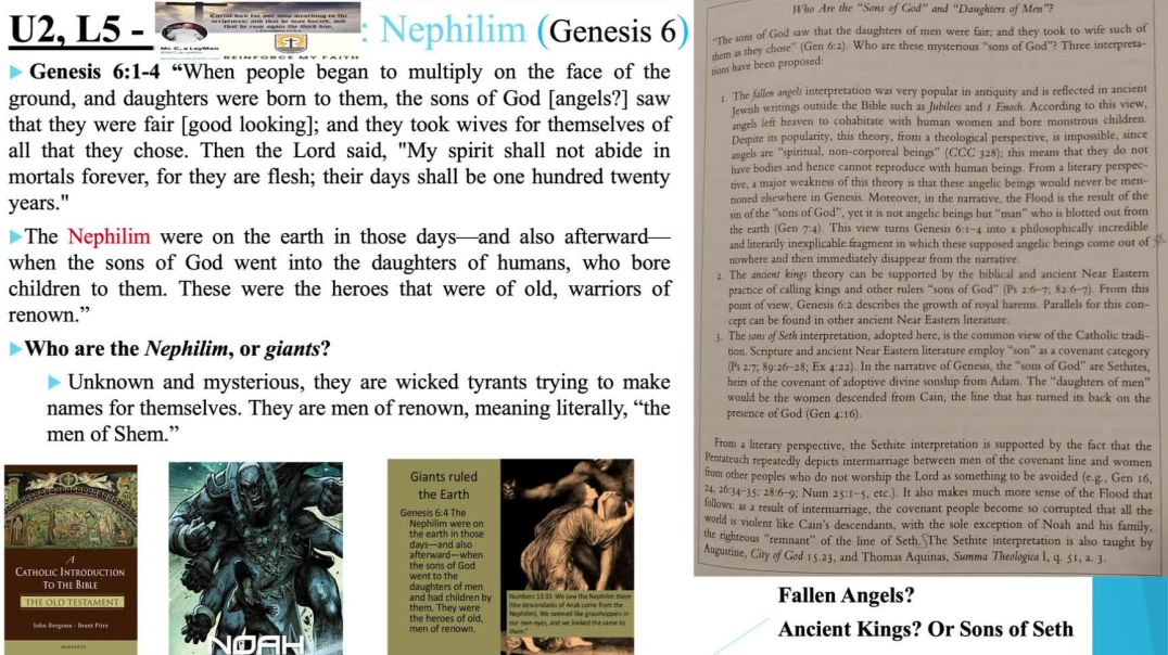 ⁣THEO - Genesis 6, Nephilim, I Enoch