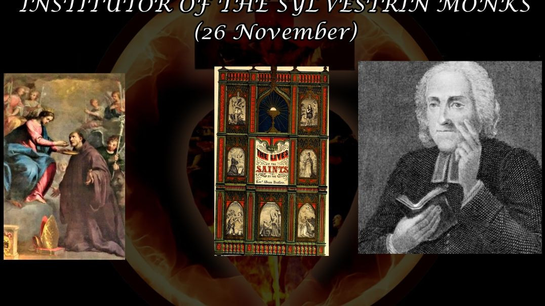 ⁣Saint Sylvester Gozzolini (26 November): Butler's Lives of the Saints