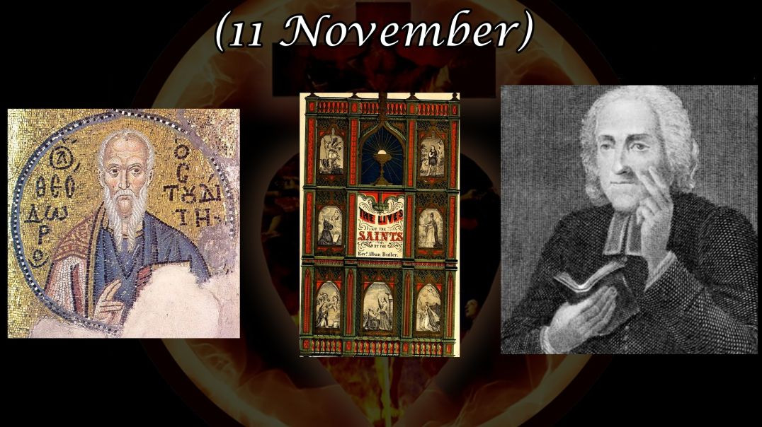 Saint Theodore the Studite (11 November): Butler's Lives of the Saints