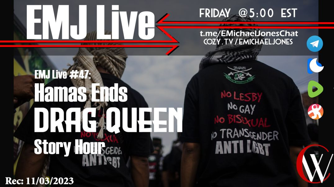 ⁣EMJ Live #47: Hamas Ends Drag Queen Story Hour