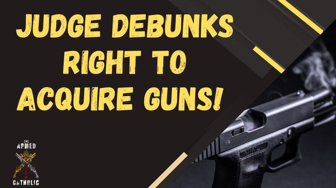 ⁣No Right to Own a Gun, Says Federal Judge! #2anews