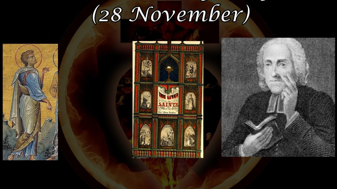 ⁣Saint Sosthenes of Colophon (28 November): Butler's Lives of the Saints