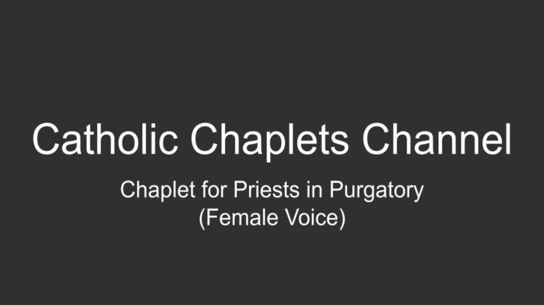 ⁣Chaplet for Priests in Purgatory (Female Voice)