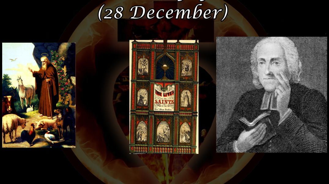 ⁣Saint Anthony of Lérins (28 December): Butler's Lives of the Saints