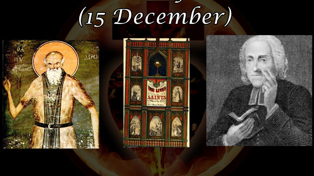 ⁣Saint Paul of Latros (15 December): Butler's Lives of the Saints