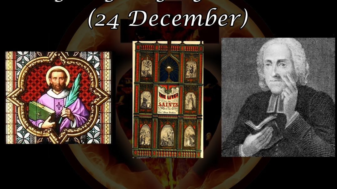 ⁣St. Gregory of Spoleto (24 December): Butler's Lives of the Saints