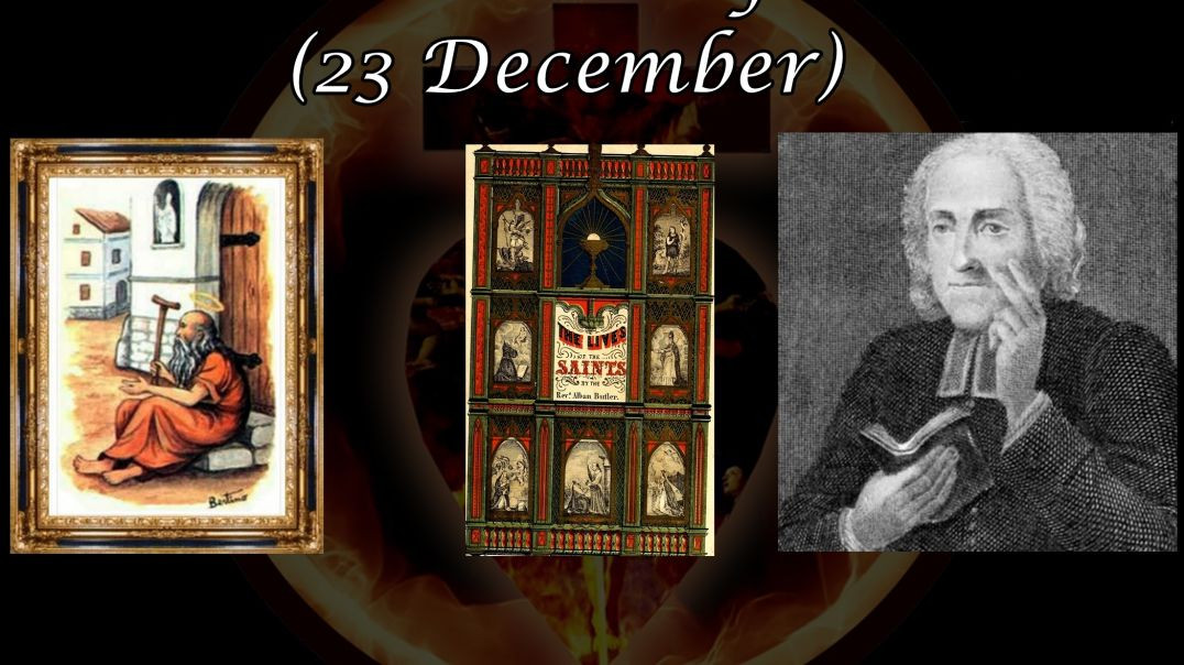 ⁣Saint Servulus of Rome (23 December): Butler's Lives of the Saints