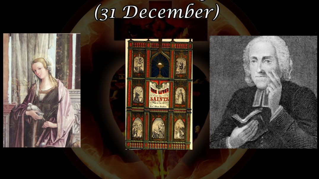 ⁣Saint Columba of Sens (31 December): Butler's Lives of the Saints