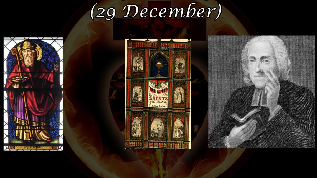 ⁣Saint Trophimus of Arles (29 December): Butler's Lives of the Saints