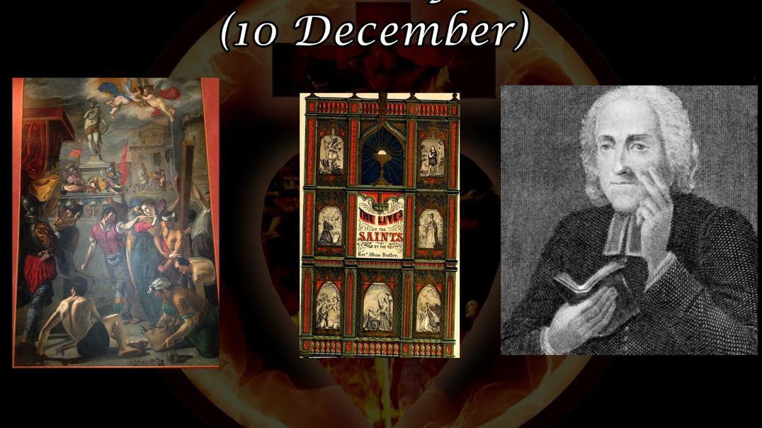 ⁣Saint Eulalia of Merida (10 December): Butler's Lives of the Saints