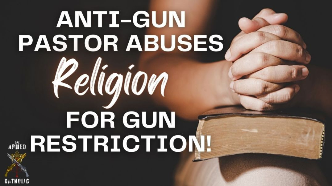 ⁣Twisting Theology: Pastor's Distorted Gun Control Agenda