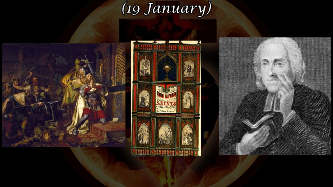 ⁣St. Canutus, King of Denmark, Martyr (19 January): Butler's Lives of the Saints
