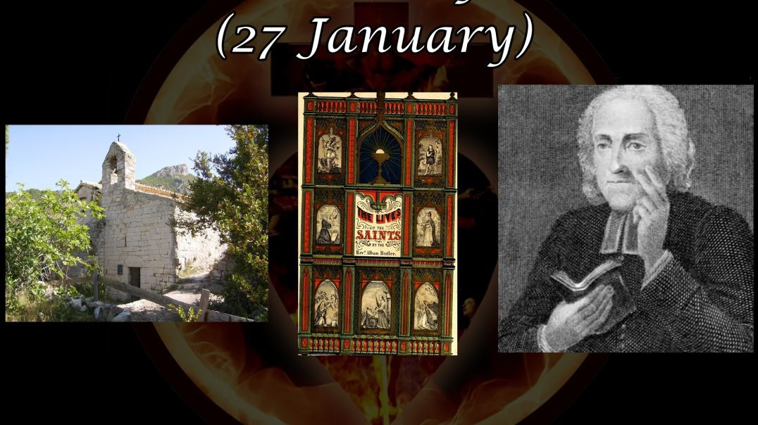 Saint Marius of Bodon (27 January): Butler's Lives of the Saints