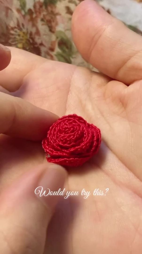 Crocheting a Rose
