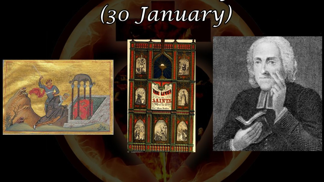 ⁣Saint Barsimaeus of Edessa (30 January): Butler's Lives of the Saints