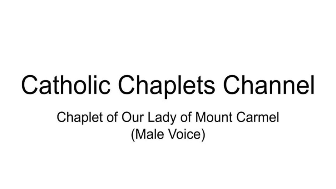 ⁣Chaplet of Our Lady of Mount Carmel (Male Voice)