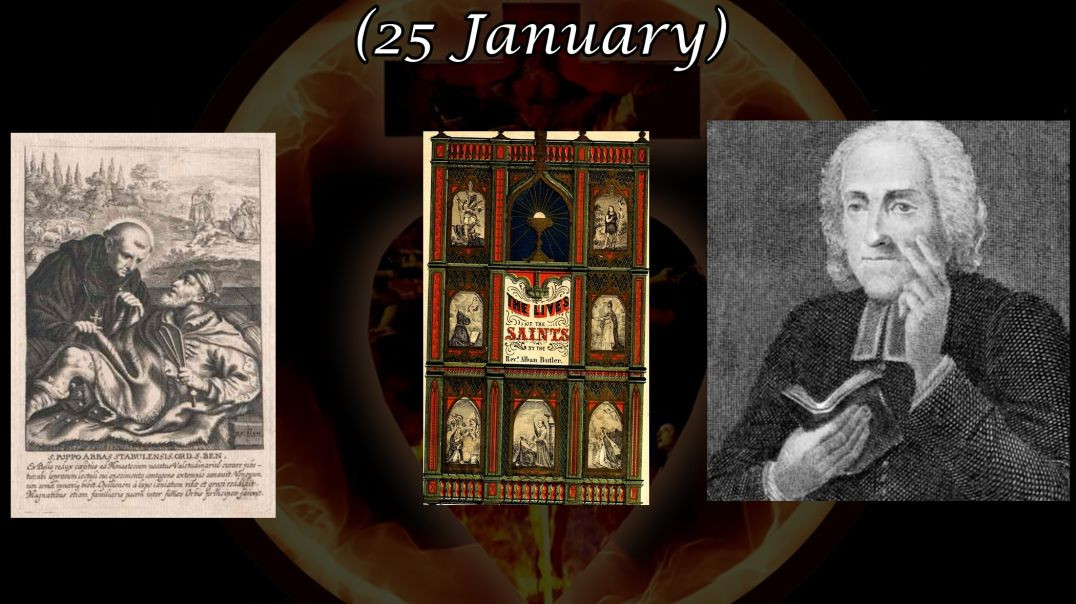 ⁣St. Poppo, Abbot of Stavelo (25 January): Butler's Lives of the Saints