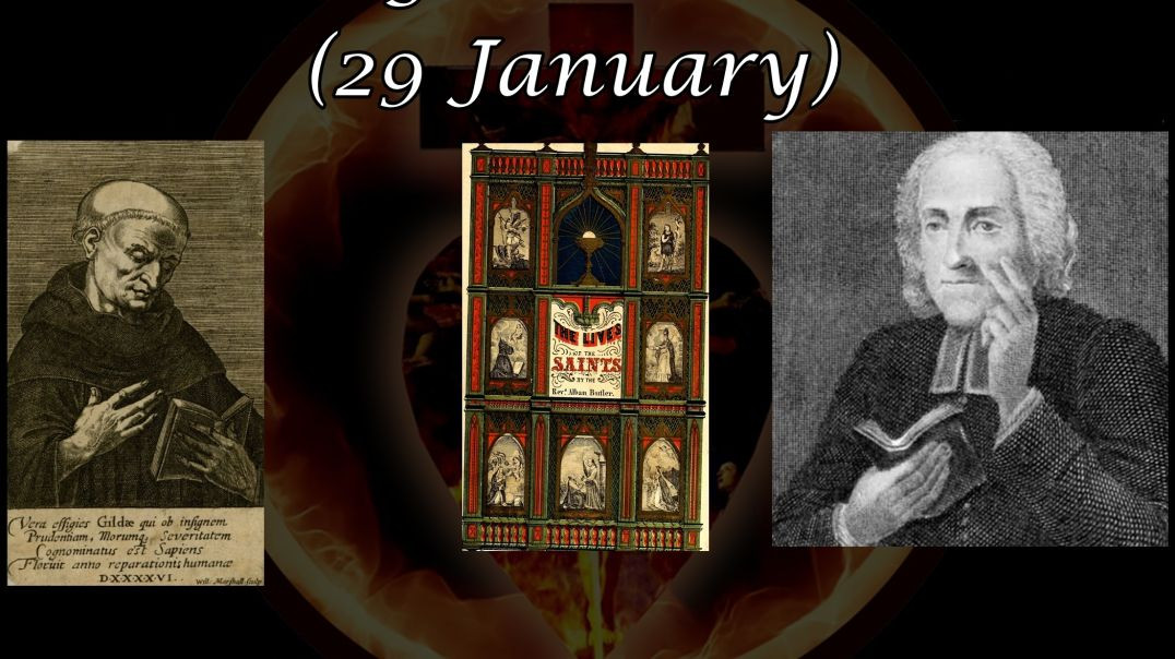 ⁣Saint Gildas the Wise (29 January): Butler's Lives of the Saints