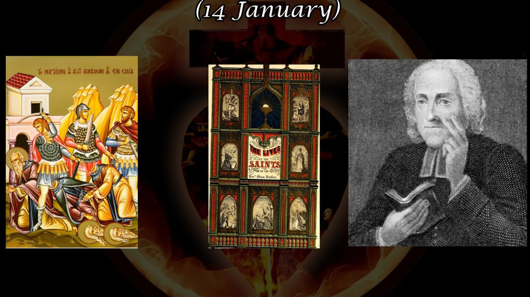 ⁣Saint Sava and the Martyrs of Mount Sinai (14 January): Butler's Lives of the Saints
