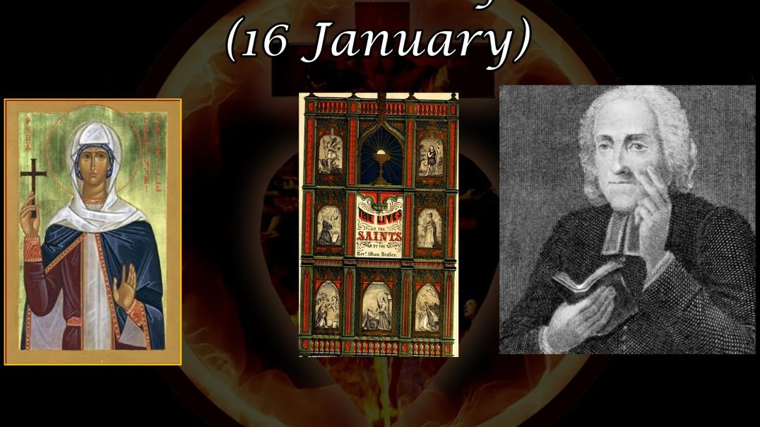 ⁣Saint Priscilla of Rome (16 January): Butler's Lives of the Saints