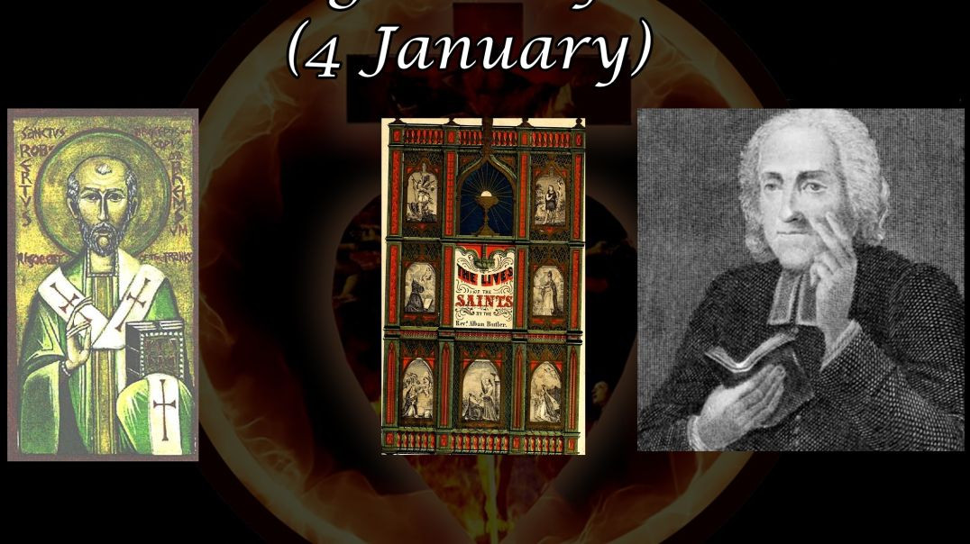 ⁣Saint Rigobert of Rheims (4 January): Butler's Lives of the Saints